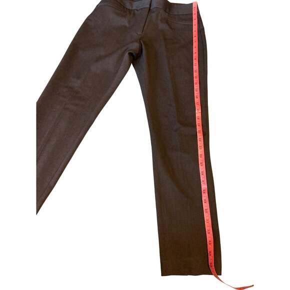 Elliott Lauren Womens Dress Pants Size 2 Gray Slim Fit Career Academia - Picture 9 of 10